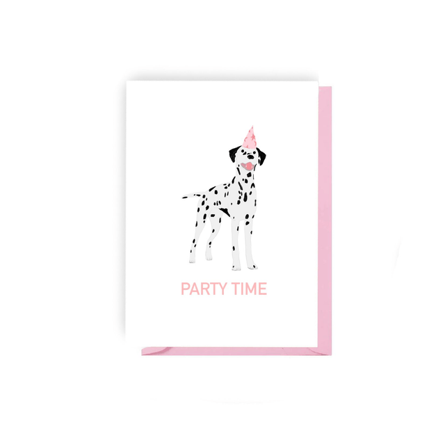 Party Pal Pluto - Illustrated Birthday Card  