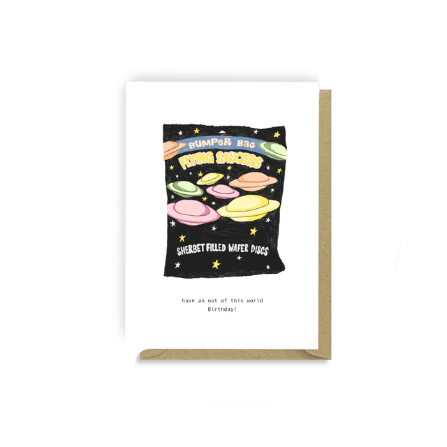Out of This World - Illustrated Birthday Card   