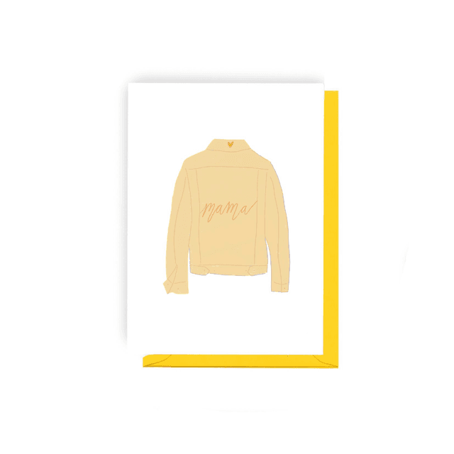 Mama Jacket - Illustrated New Baby Card  
