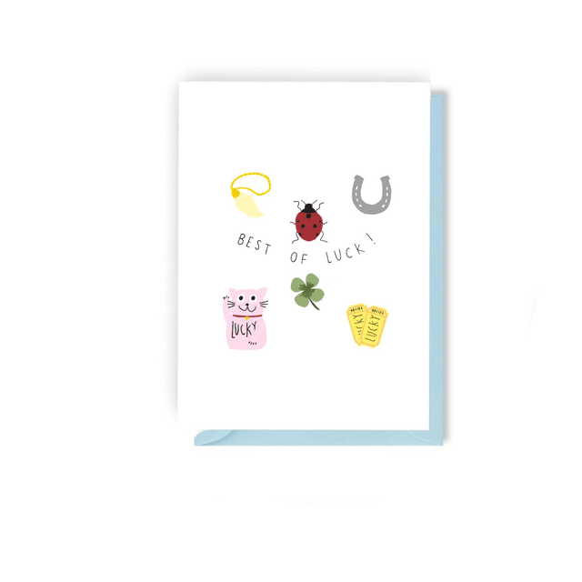 Lucky Charm - Illustrated Luck Card  