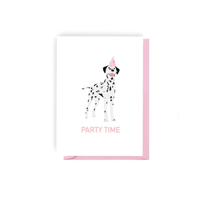 Party Pal Pluto - Illustrated Birthday Card  