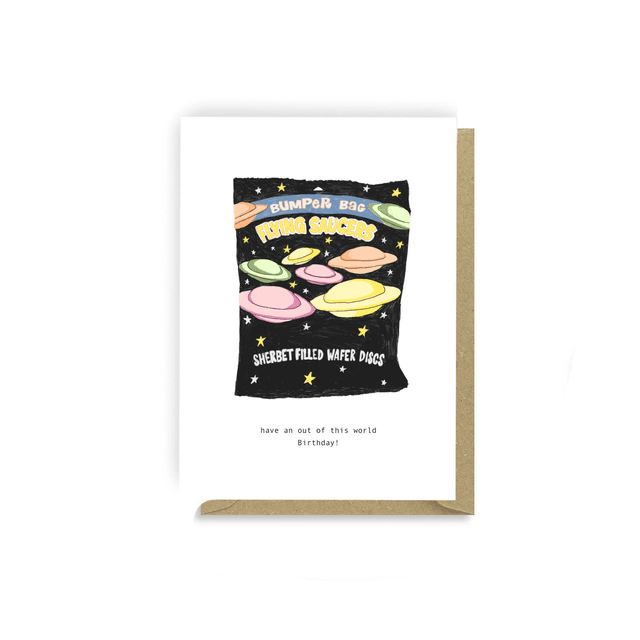 Out of This World - Illustrated Birthday Card   