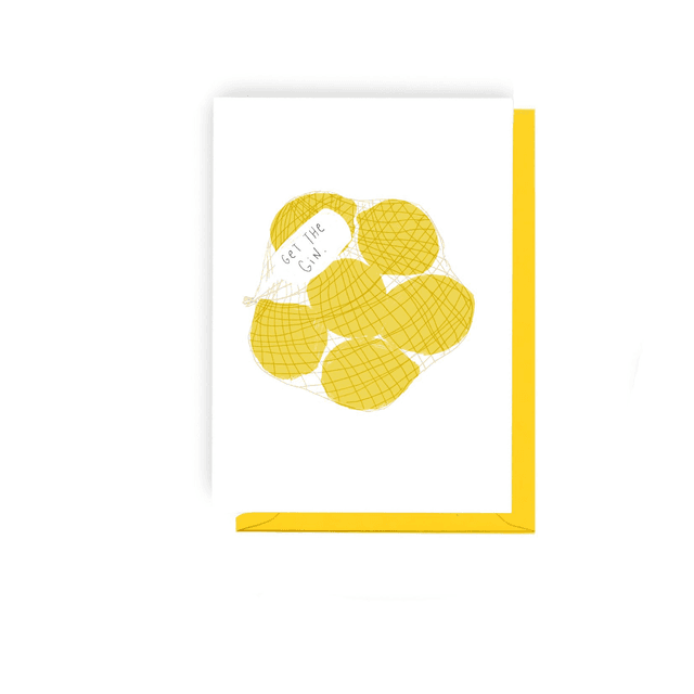 Get The Gin - Illustrated Celebration Card 